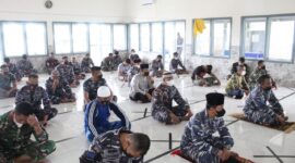 Lanal Dabo Singkep Gelar Doa Bersama Jelang Latihan Operasi Amfibi (Foto : Istimewa)