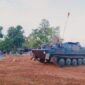 Pasrat Marinir TNI AL Operasikan Pendaratan Amfibi di Pantai Todak Dabosingkep (Foto : Wandy)