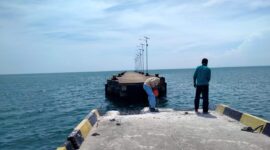 Pelabuhan Umum Dabo Singkep Diperbaiki (Foto : Wandy)