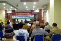 Pemkab Lingga gelar Rapat Koordinasi Penanganan covid bersama Forkopimda (Wandy)