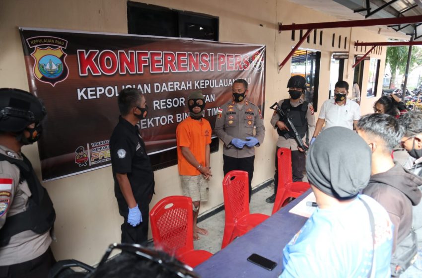  Polsek Bintan Timur Polres Bintan Ringkus Pelaku Tindak Percobaan Pemerkosaan