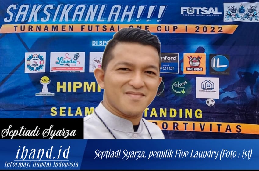  Tokoh Muda Sekaligus Pemilik Five Laundry Beri Tanggapan Positif Terkait Turnamen  Futsal One Cup I