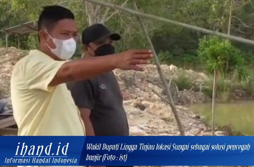  Wakil Bupati Lingga Tinjau Lokasi Revitalisasi Sungai di Wilayah Singkep