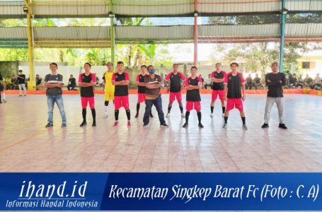 Kalahkan ORC Fc 1-0, Kecamatan Singkep Barat Fc Memastikan Diri Masuk Perempat Final Turnamen Futsal One Cup I