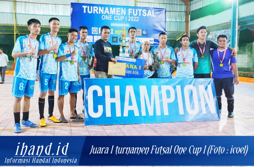  Turnamen Futsal One Cup I Resmi Ditutup, Berikut Galeri Para Juara