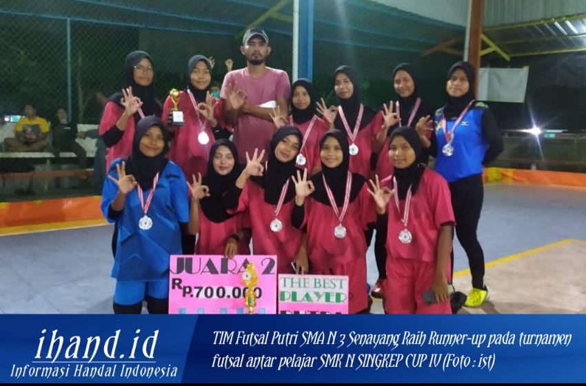  SMA N 3 Senayang Raih Runner-up Pada Turnamen Futsal SMK N Singkep Cup IV