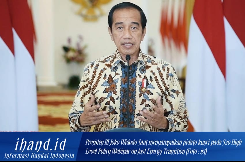  Presiden Jokowi Sampaikan Tiga Tantangan Besar dalam Transisi Energi