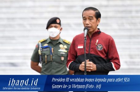 Para Atlet SEA Games ke-31 Vietnam Terima Bonus Dari Presiden Jokowi