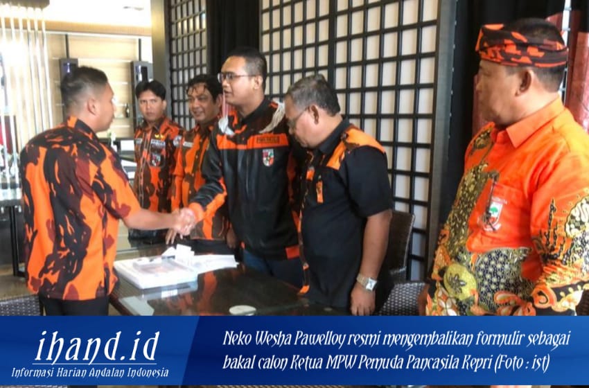  Neko Kembalikan Formulir Bacalon Ketua MPW PP Kepri