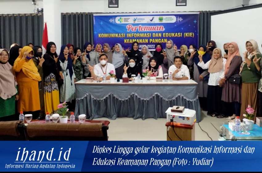  Dinkes Lingga Gelar Sosialisasi Komunikasi Informasi dan Edukasi Keamanan Pangan Kepada Pelaku Usaha Industri Rumahan