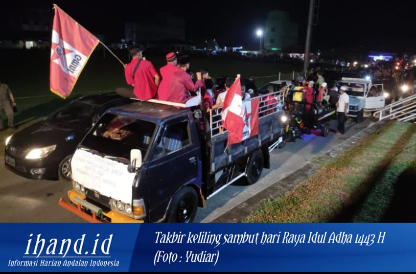  Masyarakat Dabo Singkep Antusias Rayakan Malam Takbiran Hari Raya Idul Adha 1443 H