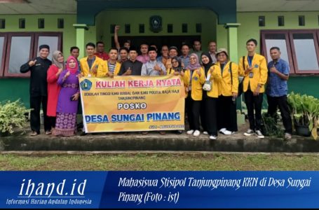 Kepala Desa Sungai Pinang Sambut Baik KKN Dari Mahasiswa STISIPOL Tanjungpinang