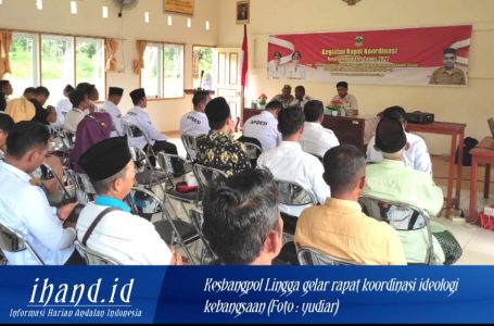 Kesbangpol Lingga Gelar Rapat Koordinasi Ideologi Kebangsaan