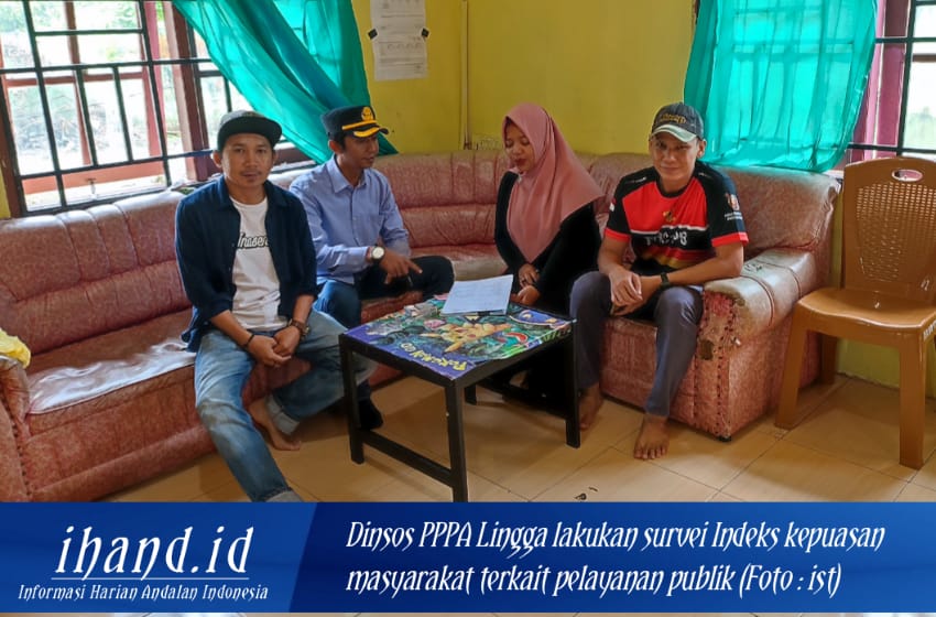  Dinsos Lingga Lakukan Survei Indeks Kepuasan Masyarakat Terkait Pelayanan Publik