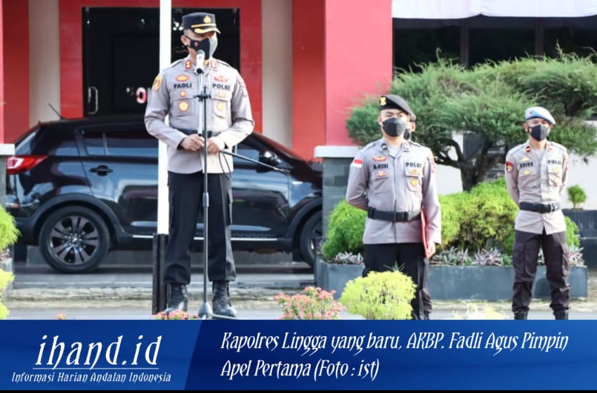  Pimpin Apel Pertama Kapolres Lingga Berikan Arahan Dalam Melaksanakan Tugas Kedinasan