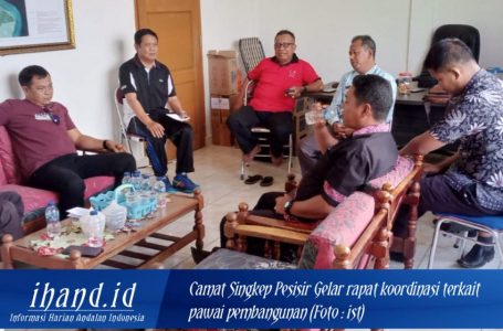 Camat Singkep Pesisir Gelar Rapat Koordinasi Persiapan Pawai Pembangunan