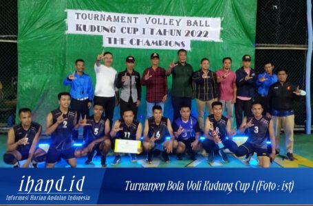 Turnamen Volly Ball Kudung Cup 1 Resmi Ditutup, Hadiah Utama, Cincin Emas Hingga Sepeda Motor Bagi Penonton