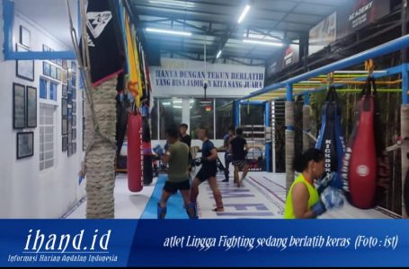 Atlet Lingga di Fighting Camp Berlatih Keras Targetkan Kejurnas