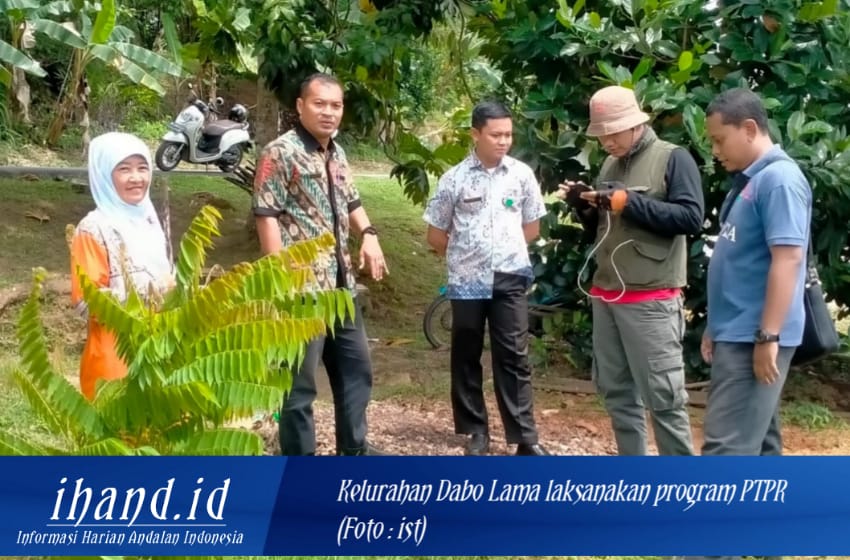  Kelurahan Dabo Lama Mulai Laksanakan Program PTPR Lanjutan Tahap 1 Bersama BPN Kabupaten Lingga dan Pihak Kanwil