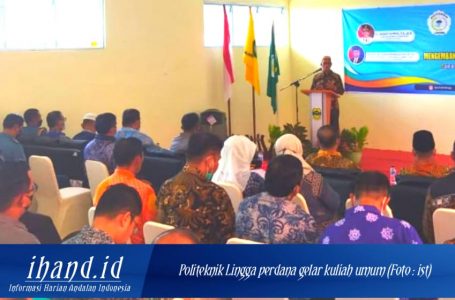 Perdana, Politeknik Lingga Gelar Kuliah Umum