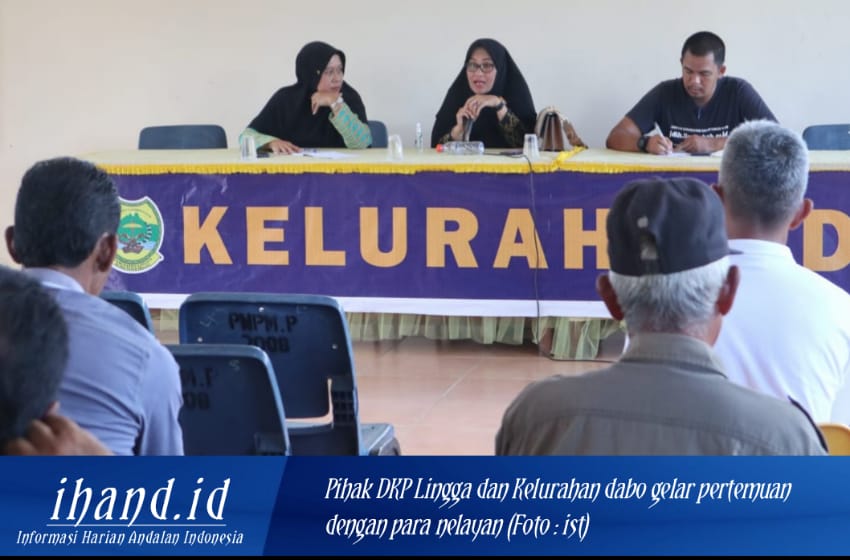  Kelangkaan BBM Solar Subsidi Jadi Sorotan, DKP Lingga Bersama Kel. Dabo Gelar Sosialisasi dan Koordinasi Kepada Nelayan