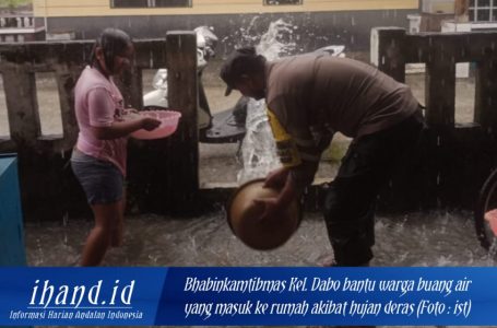 Curah Hujan Tinggi Sebabkan Beberapa Daerah di Dabo Singkep Kebanjiran