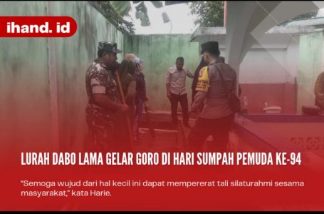 Lurah Dabo Lama Gelar Goro di Hari Sumpah Pemuda ke-94