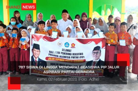 787 Siswa di Lingga Mendapat Beasiswa PIP Jalur Aspirasi Partai Gerindra