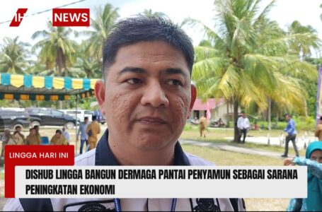 Dishub Lingga Bangun Dermaga di Pantai Penyamun Sebagai Sarana Peningkatan Ekonomi