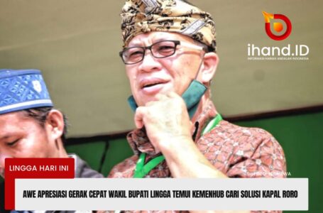 Awe Apresiasi Gerak Cepat Wakil Bupati Lingga﻿ Temui Kemenhub﻿ Cari Solusi Kapal Roro