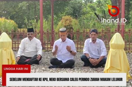 Sebelum Mendaftar ke KPU, Neko Bersama Caleg Perindo Ziarah Makam Leluhur