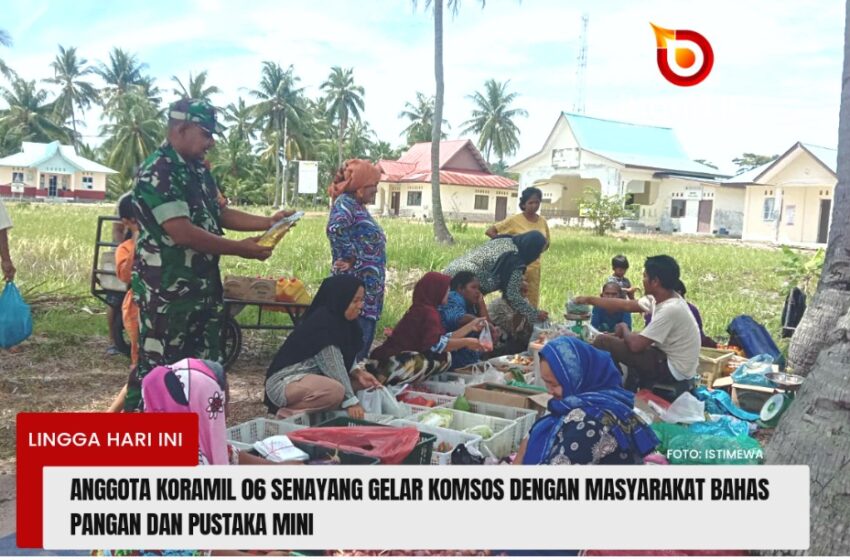  Anggota Koramil 06 Senayang Gelar Komsos Dengan Masyarakat