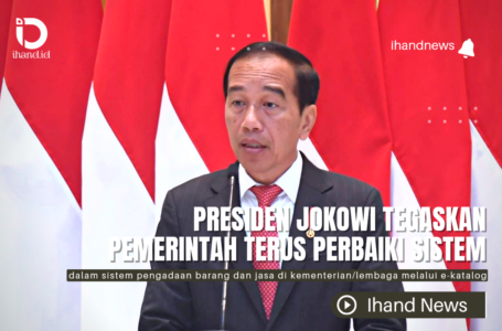 Presiden Jokowi Tegaskan Pemerintah Terus Perbaiki Sistem dan Cegah Korupsi