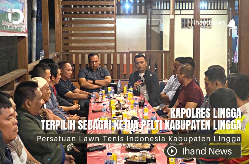  Kapolres Lingga Terpilih Jadi Ketua PELTI Kabupaten Lingga