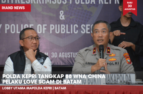 Polda Kepri Tangkap 88 WNA China Pelaku Love Scam di Batam