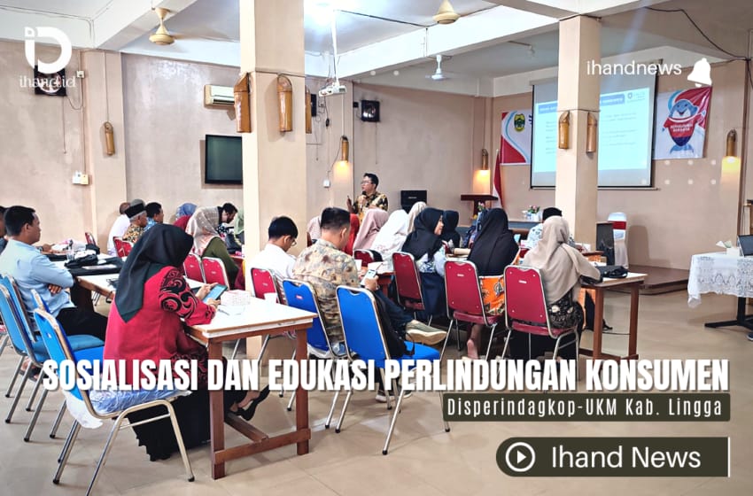  Disperindagkop-UKM Lingga Gelar Sosialisasi dan Edukasi Perlindungan Konsumen