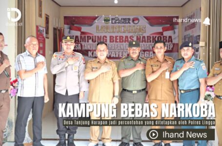 Desa Tanjung Harapan Jadi Percontohan Kampung Bebas Narkoba