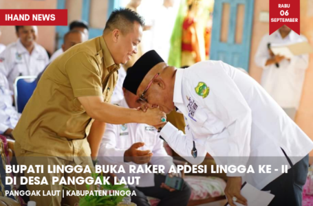 Bupati Lingga Buka Raker APDESI Lingga Ke-II di Desa Panggak Laut