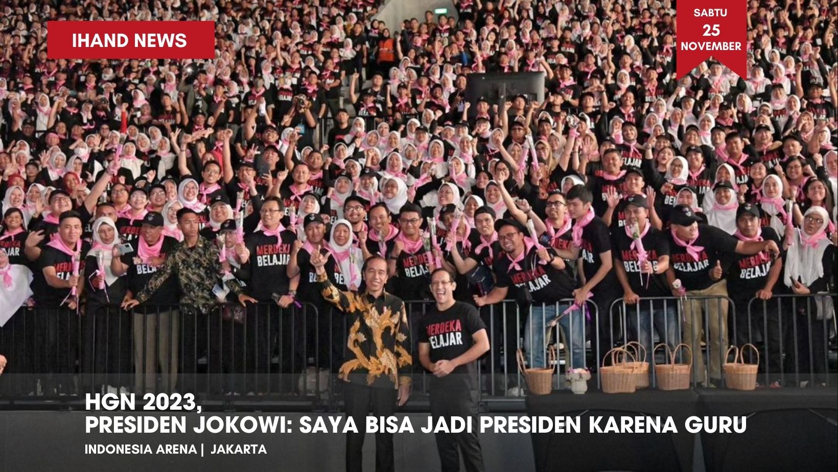  HGN 2023, Presiden Jokowi: Saya Bisa Jadi Presiden karena Guru