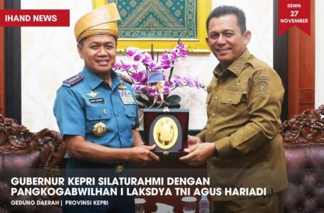 Gubernur Kepri Silaturahmi dengan Pangkogabwilhan I Laksdya TNI Agus Hariadi