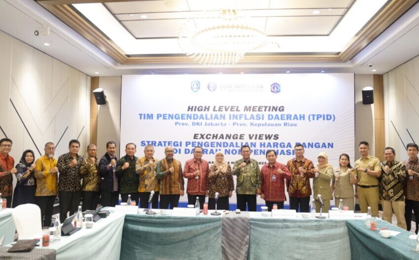  Gubernur Ansar Pimpin TPID Kepri Laksanakan High Level Meeting Bersama TPID DKI Jakarta