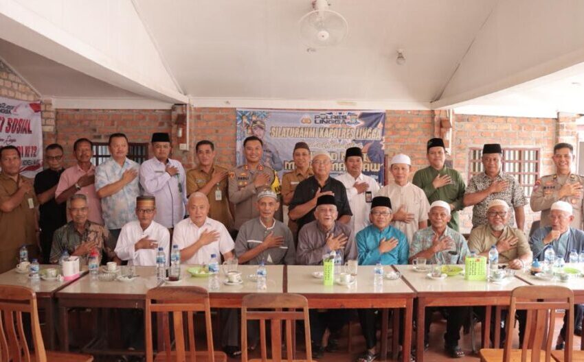  Kapolres Lingga Gelar Silaturahmi kepada Para Tokoh dalam Rangka Memperingati Maulid Nabi Muhammad SAW 1445 H