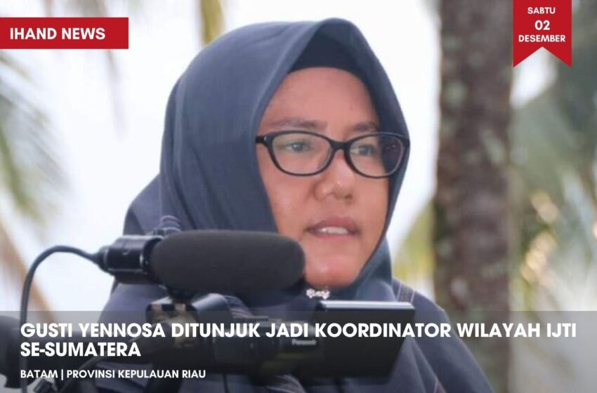  Gusti Yennosa Ditunjuk Jadi Koordinator Wilayah IJTI se-Sumatera