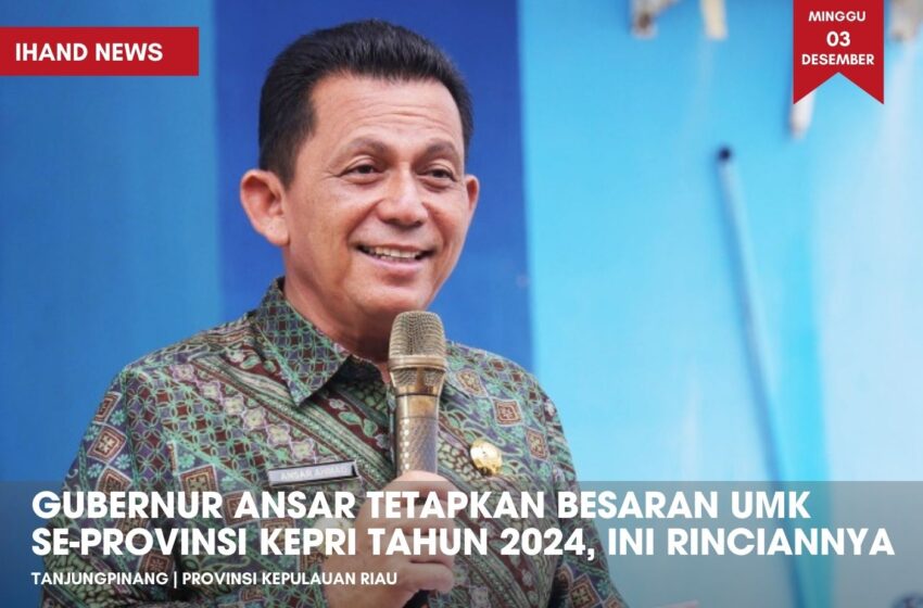  Gubernur Ansar Tetapkan Besaran UMK se-Provinsi Kepri Tahun 2024, Ini Rinciannya