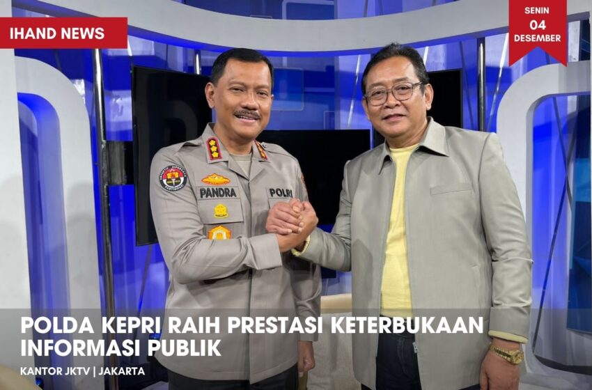  Polda Kepri Raih Penghargaan Keterbukaan Informasi Publik, Kabid Humas: Terima Kasih Rekan Media Sebagai Mitra Strategis Polri