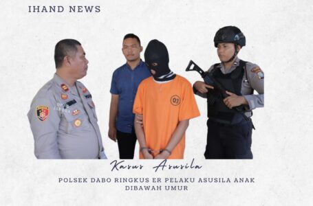 Polsek Dabo Ringkus ER Pelaku Asusila Anak di Bawah Umur