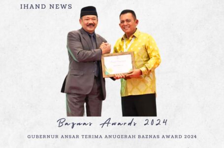 Gubernur Ansar Terima Anugerah Baznas Award Tahun 2024