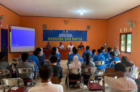 Polres Lingga Gelar Sosialisasi Pencegahan Bahaya Narkoba kepada Siswa Sekolah