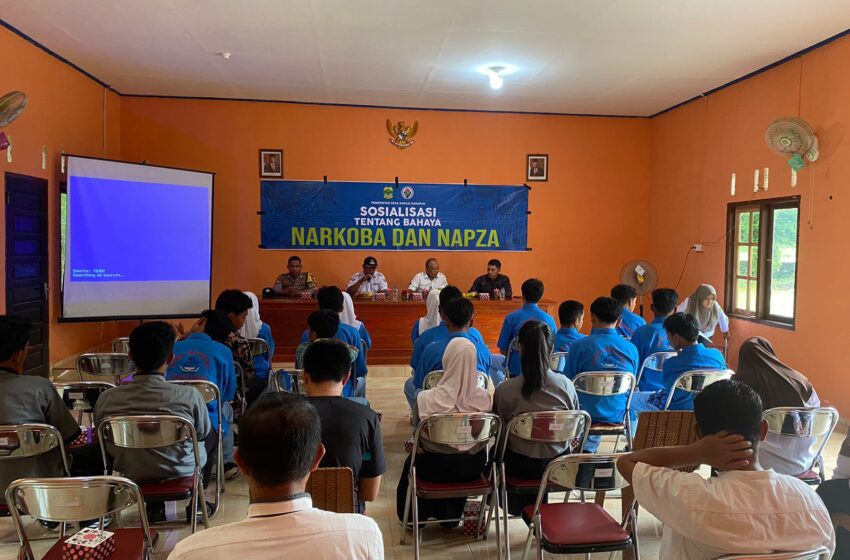  Polres Lingga Gelar Sosialisasi Pencegahan Bahaya Narkoba kepada Siswa Sekolah