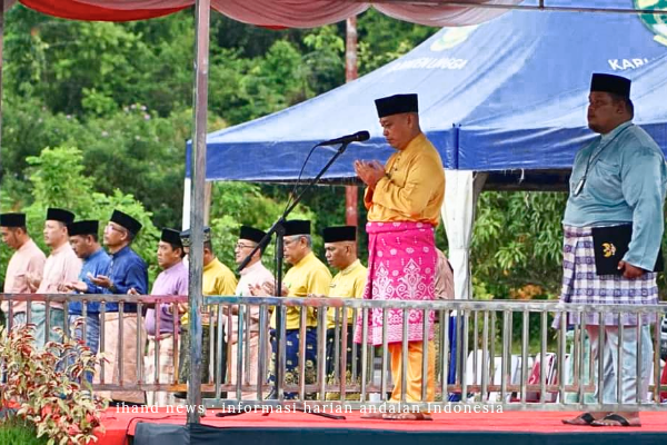  Bupati Lingga Pimpin Upacara Peringatan Hari Lahir Pancasila 2024